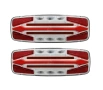 Комплект LED неон стопове с динамичен мигач 5 функции 12V-24V за ремарке и камион, снимка 1