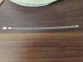 Сребърна гривна  made in Italy унисекс, снимка 2
