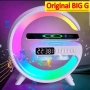 G shape RGB блутуут колонка и wireless charger 15w, снимка 1