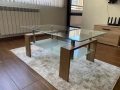 Холна маса Mango II, MDF / стъкло, 100 x 46 x 60 см., снимка 3