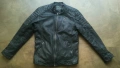 Jack & Jones RICHARD LEATHER Jacket Размер L мъжко яке естествена кожа 15-27, снимка 3