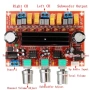 Стерео усилвател 2.1 TPA3116D2 Клас D – 2x50W + 100W субуфер, DIY Home Audio 10114, снимка 9