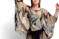 Дамски нов копринен комплект /универсален /    35 €         , снимка 3
