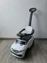 Детска кола за бутане + родителски контрол MERCEDES AMG в бял цвят + нов сенник., снимка 3