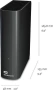 Външен хард диск WD Elements 16TB, 3.5", USB 3.0, Черен , снимка 1