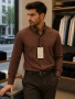 мъжки ризи с дълъг ръкав Gucci Hugo boss armani , снимка 13