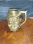 Винтидж фигурална халба от масивен месинг, известна в традицията като „Toby Jug“ или „Toby Mug“, снимка 1