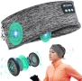 Нова Bluetooth Лента за Глава Слушалки за Сън Спорт HD Stereo 14 часа Батерия, снимка 1