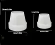 3D саксия силиконов молд форма смола гипс шоколад калъп кашпа, снимка 4