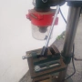 Настолна бормашина мощност  400W / 1400 об.мин Комплект с менгеме.  Матка: KING CRAFT KTB 400, снимка 9