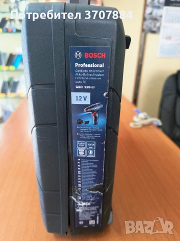 Нов, оригинален винтоверт Bosch GSR 120-LI, 12V/ъглошлайф Bosch GWS 12V-76 no, снимка 8 - Винтоверти - 55102619