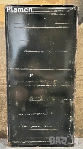 РЯДКА ЕМАЙЛИРАНА ТАБЕЛА ТАБЕЛКА ОТ СОЦА, снимка 2 - Антикварни и старинни предмети - 54081275