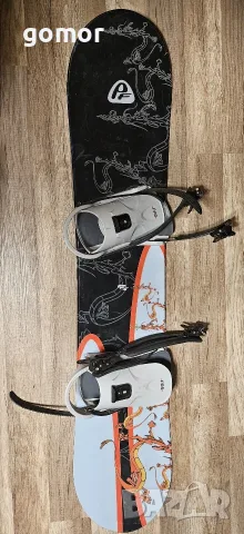 Детски сноуборд 130 см с автомати PRO Flier – Wood Core