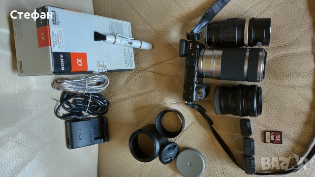 Фотоапарат безогледален Sony NEX 7 Комплект., снимка 3 - Фотоапарати - 55248541
