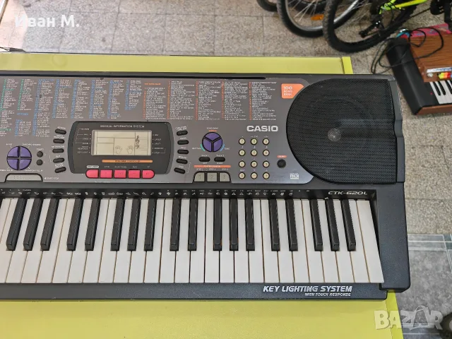 Синтезатор Casio CTK-620L , снимка 3 - Синтезатори - 55685523