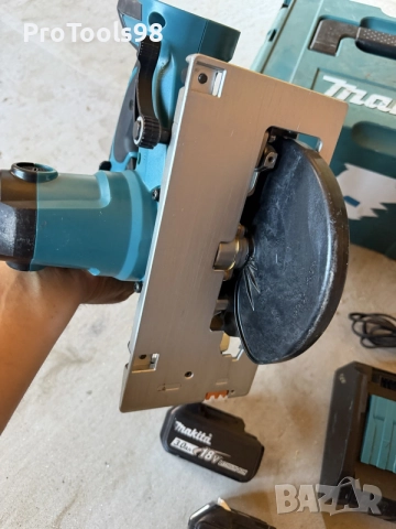 Makita DHS 630 18v 2025г. ръчен циркуляр, снимка 7 - Триони и циркуляри - 55361167