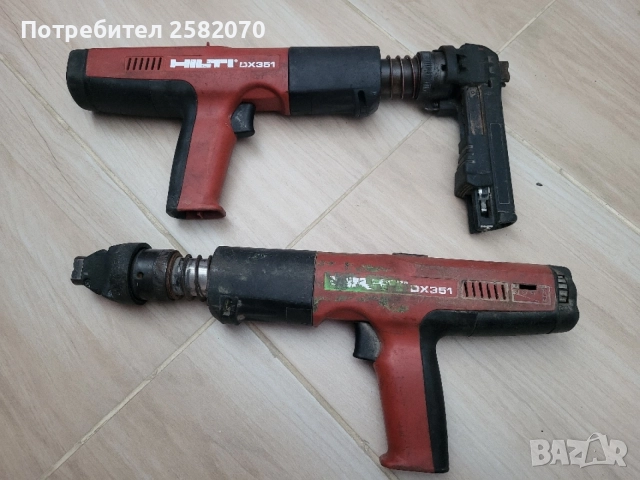 Пушка за директен монтаж hilti dx351, снимка 6 - Други инструменти - 55044981
