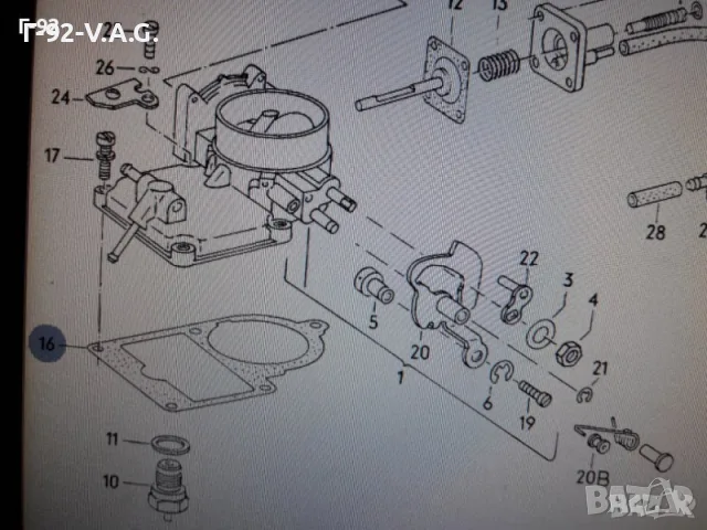 052129281**NEU**VAG**VW**ГАРНИТУРА ЗА КАРБУРАТОР** , снимка 3 - Части - 55379010