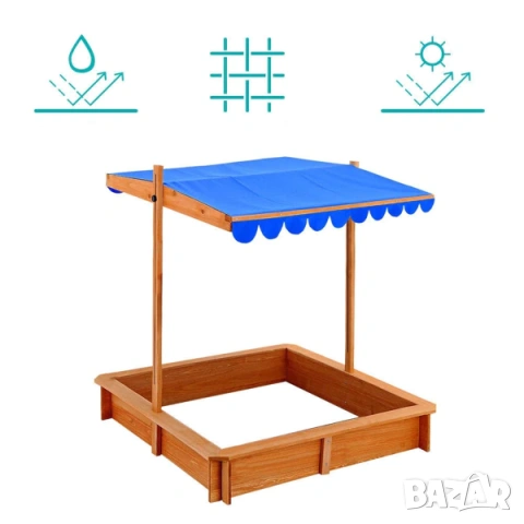 Пясъчник с капак / Дървен пясъчник / Пясъчник със сенник, снимка 11 - Други - 54037010