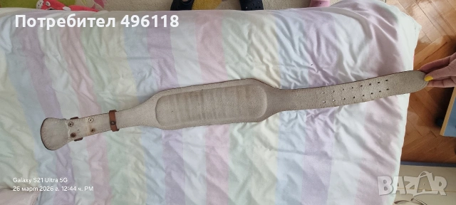 Кожен колан за фитнес, снимка 6 - Спортна екипировка - 53983562