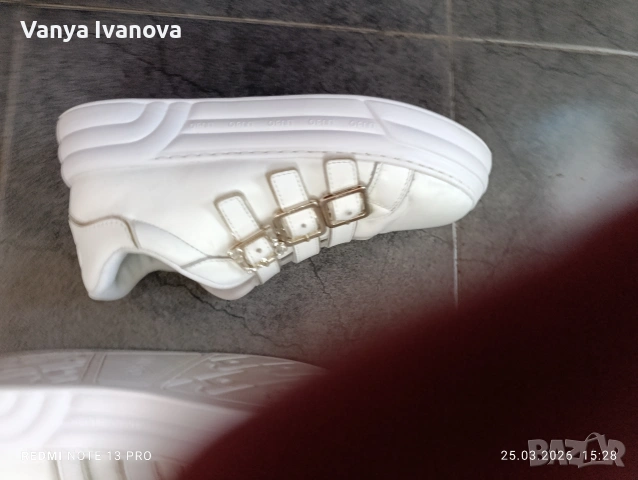 Liu Jo бели обувки естествена кожа 38 , снимка 5 - Дамски ежедневни обувки - 53973818