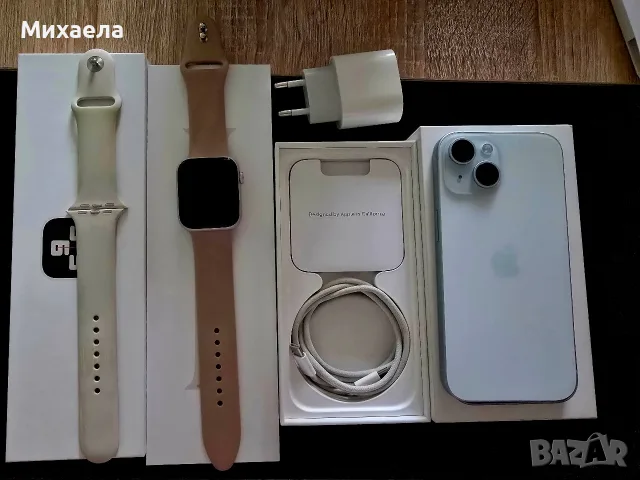 iPhone 15 + apple watch SE2 КОМПЛЕКТ , снимка 4 - Apple iPhone - 55578564