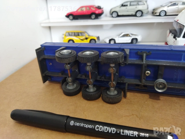 Е1:50 Tekno DAF 95 380 ATi C/Reboque,,,30евро ,състояние видимо от снимките -гумит имат следи от зал, снимка 4 - Колекции - 54204327