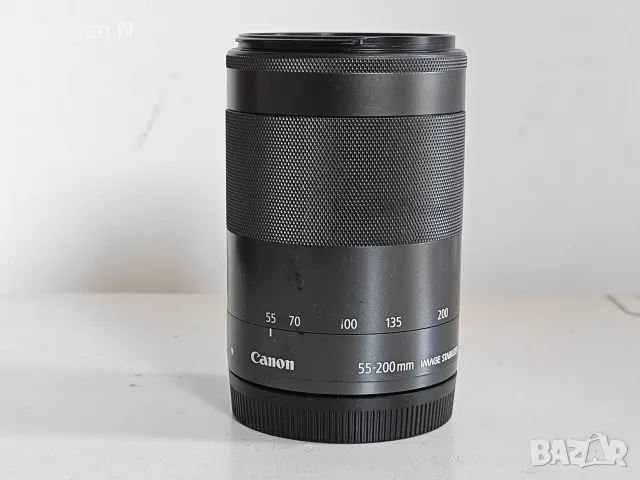 Обектив Canon EF-M 55-200mm f/4.5-6.3 IS STM за Canon EF-M байонет, снимка 4 - Обективи и филтри - 55541291
