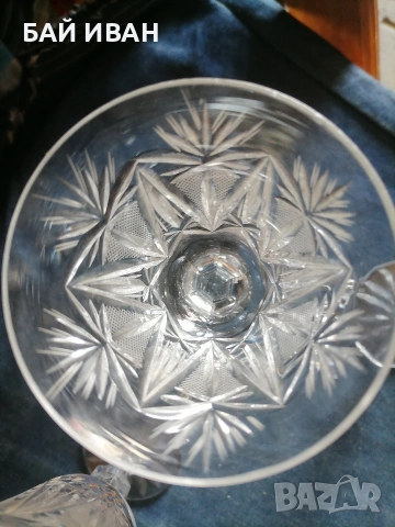 СТАРИ КРИСТАЛНИ ЧАШИ , снимка 12 - Други ценни предмети - 54049333