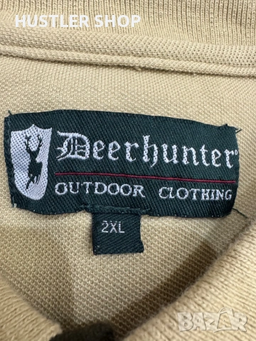 Мъжка тениска с яка DEERHUNTER. Размер XL/2XL , снимка 4 - Тениски - 54382053