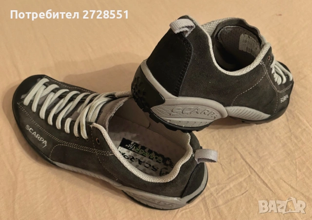 3 чифта SCARPA номер 37, туристически обувки, планина, маратонки, снимка 4 - Маратонки - 54376664