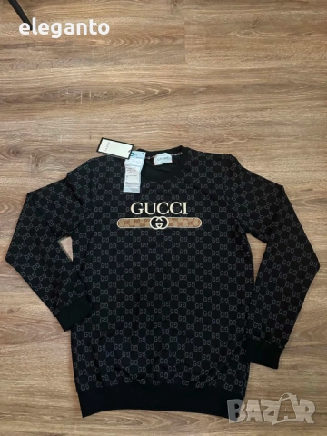 Чисто нова блуза GUCCI Cotton Neck Crew Top , XL размер