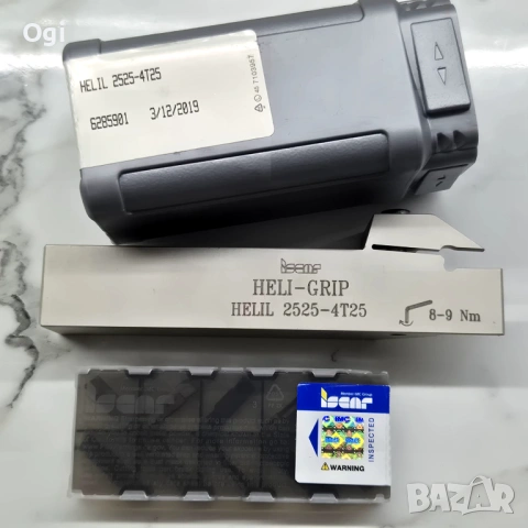 Стругарски нож със сменяеми пластини ISCAR , снимка 2 - Стругове - 54152484