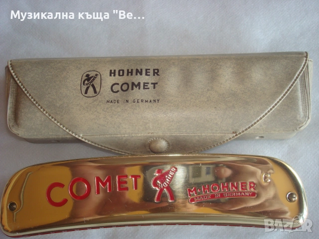 Hohner Comet 40 C Диатонична устна хармоника с калъф, снимка 2 - Духови инструменти - 55280727