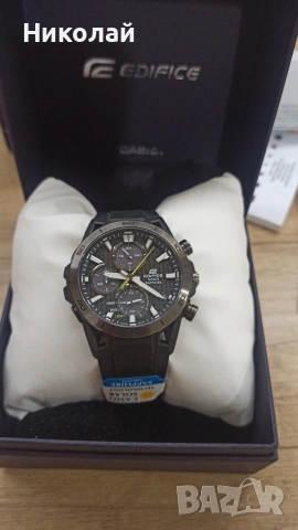 Casio Edifice Solar - Sapphire - Carbon, снимка 3 - Мъжки - 54704603