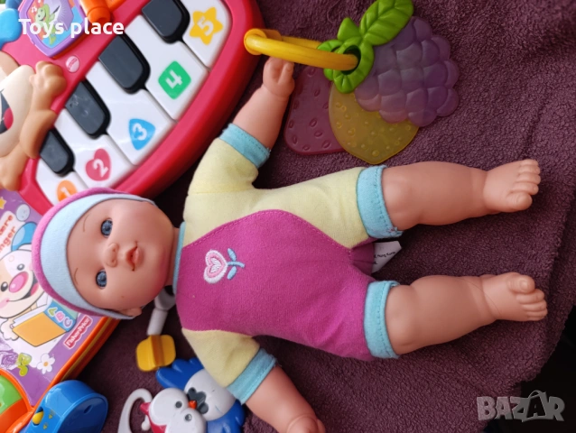 Бебешки играчки, музикални играчки Fisher price буквар, пиано, снимка 3 - Музикални играчки - 54798296