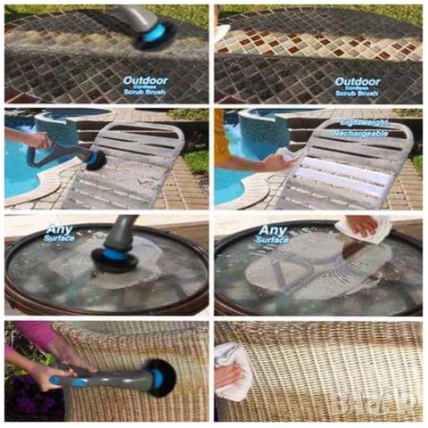 Четка за почистване с три глави Muscle Scrubber, снимка 6 - Перални - 55237026