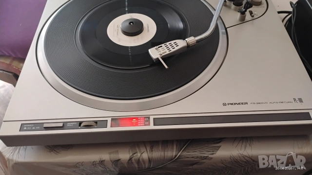 Pioneer PL-100 полуавтоматичен грамофон, снимка 6 - Грамофони - 54979648