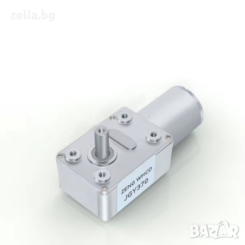 12V DC мотор с червячен редуктор GY-370 – Самоблокиращ, висок въртящ момент, ниски обороти 10442, снимка 9 - Друга електроника - 54703110