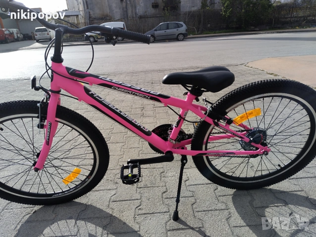 BG Велосипед 24" CYBER розов, снимка 8 - Велосипеди - 54334732