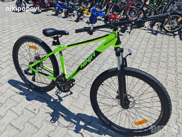 BG Алуминиев велосипед 27.5" NINJA жълт, снимка 3 - Велосипеди - 54864523