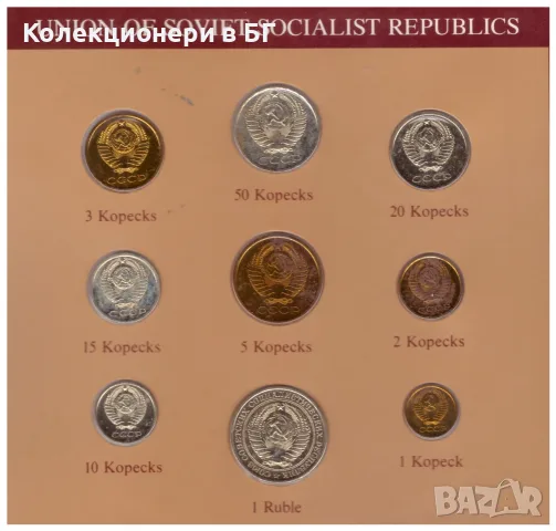 СЕТ МОНЕТИ СССР 1978 ГОДИНА ❗️МАТИРАНА ЕМИСИЯ - PROOF❗, снимка 3 - Нумизматика и бонистика - 55331526