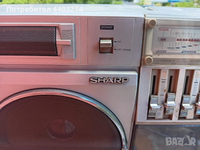 радио касетофон sharp GF-575, снимка 17 - Радиокасетофони, транзистори - 54910034