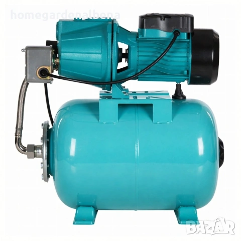 Хидрофорна система 750W 50L помпа с разширителен съд пресостат манометър, снимка 8 - Водни помпи - 54446417