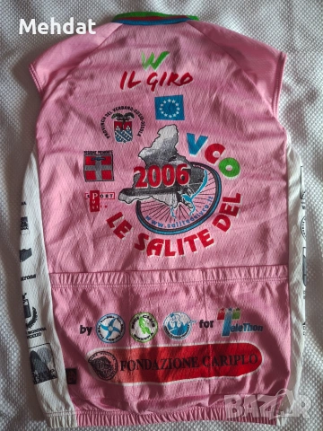 Оригинална винтидж колоездачна фланелка VCO Le Salite del VCO 2006 – Made in Italy, снимка 2 - Аксесоари за велосипеди - 55069200