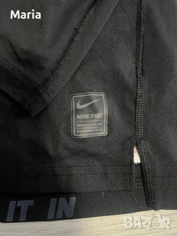 Оригинална дамска компресионна блуза Nike Pro Dri-FIT – Размер XL – Отлично състояние, снимка 2 - Спортни екипи - 55149759