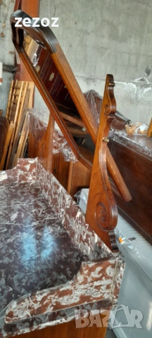 Антикварен тоалетен шкаф №70, снимка 9 - Шкафове - 54104692