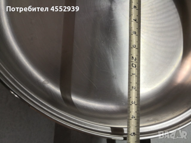 Нов тиган стомана 18 /10 , снимка 4 - Съдове за готвене - 54571370