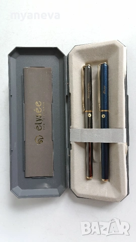 Vintage  комплект, луксозни, писалки на германската марка Elysee .  , снимка 2 - Колекции - 55251228