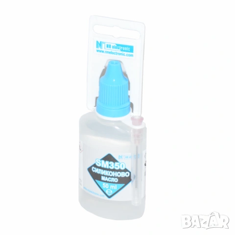 Силиконово масло SM-350, 50ml – високотемпературна смазка за пластмаса, гума и прецизни механизми